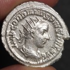 Winged Victory Coin Ancient Roman Empire Silver Antoninianus 243ad Gordian Iii