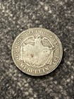 1874  Colombia 2 Decimos Medellin Silver Coin Mp