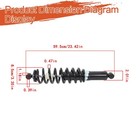 Front Shocks Replacement Ranger Crew Xp 900 1000 2013-2019 Part 7043755