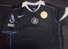 25 26 Chelsea Black Epl Third Kit Soccer Jersey Size Xl