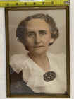 Vintage Loring Hand Tinted Portrait Photo Lot 3 Woman Baby Children 8x10 Framed