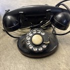 Vintage Western Electric D1 Rotary Dial Telephone F1 Handset And Ringer Box