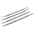 4pcs Window Belt Molding Weatherstrip Kit For 2011-2017 Honda Odyssey Sweep Trim