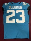 Foye Oluokun Jacksonville Jaguars Nfl Game Used Jersey 9 11 22 Vs Commanders