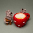 Charivna Mit Felting Kit Latte For Two V-139c