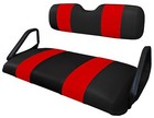 E-z-go Txt Replacement Golf Cart Seat Cover Set  2 Stripe 