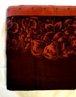 10 Crescent Lane Tablecloth 99x69 Autumn Brown Orange Banquet Thanksgiving Fall