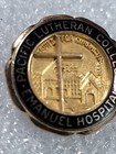 Vintage 10k Pin  pacific Lutheran College  Emanuel Hospital