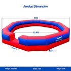 Wellcomer 16ft Gaga Ball Pit With Internal Blower - Red   Blue