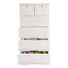 6 Drawer Dresser For Bedroom Plastic Storage Cabinet Chest Of Drawer Organizer