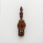 African Tribal Art Carved Lidded Vessel -dogon Mali Wood Sculpture 20 25  High