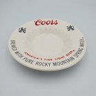 Vintage Coors Brewed With Pure Rocky Mountain Spring Water Advertisement Ashtray
