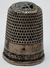 Sterling Silver Thimble Vintage Sewing Thimble Size 12