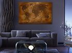 Ancient World Map Rare Special Edition Maps Paint Canvas Print Art Decor Wall