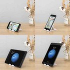 Adjustable Phone Holder Stand Folding Foldable Thin Cradle For Samsung Iphone
