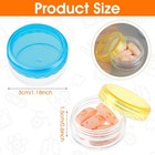 5 Pack Small Travel Pill Organizer Case Portable Mini Medicine Container