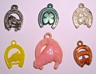Lot - Gumball Cracker Jack Charms -  Good Luck And Related Items - 15 Pcs