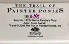 The Trail Of Painted Ponies  native People s Pony   12224 W box Horse Figurine