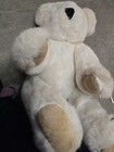 Vintage Vermont Teddy Bear Co Jointed Stuffed Winter Bear Paw Plush 16 75   