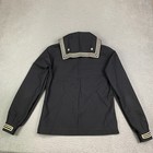 Vintage Cracker Jack Top Mens 42l Us Navy Wool Sailor Radioman 1st Class
