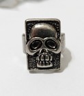 New The Phantom Skull Ring Movie Promo Ring 1996 Metal Ring Adjustable