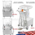 Mobile Dental Delivery Unit Air Compressor Suction 4holes portable Folding Chair