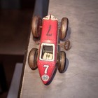 Vinage Marx Litho Tin  Wind-up Racer  No 7  -  Runs Great  -  Super Condition