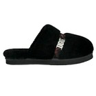 Authentic Ugg Dalla Plaid Black Sheepskin Slip On Comfy Slippers In Box Size 10
