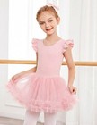 Zaclotre Ballet Leotards For Girls With Tutu Skirt Toddler Dance Dresses
