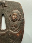 Japanese Metal Tsuba Square Sword Guard Samurai Katana