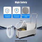 Commercial Portable Fried Filtration System Fryer Oil Filter Cart Machine 55l