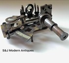 Antique Brass Pocket Sextant Navigation Nautical Marine Vintage Wooden Box Gift