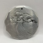Vintage 1990 Wendell August Forge Hammered Aluminum Angel Ornament New