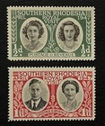 Travelstamps  1947 Southern Rhodesia Stamps Scott  65-66 - Royal Visit Mnh Og