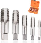 5 Piece Npt Thread Forming Taps  Pipe Taps Set  High-speed 5 Piece  5 