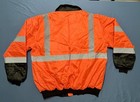 Hi-vis Insulated Safety Bomber Reflective Jacket Men s 2xl Road Work Jorestech