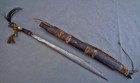 Antique Indonesian Dayak Headhunters Sword Mandau Ihlang Kalimantan Borneo