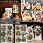 Rub On Transfers Stickers 2 Sheets For Crafts Cloth Glass Acrylic Wood Furniture