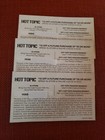 3 Hot Topic Hot Cash For 45 Off 90   15 Off  30   3  4 30 25-5 18 25 Online Codes