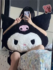 Kuromi Pillow Plush Stuffed Doll Toy Kawaii Backrest Bedroom Cushion Preaent New