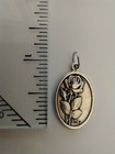 Catholic St Rita Silver Tone 1  Medal  Italy