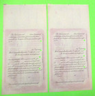 2 Antique 189_ Duluth Missabe Northern Dm n Railway Railroad Stock Certificates