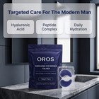 Oros Microneedle Under   eye Patches For Men Hyaluronic Peptide Skin Care