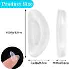 20 Pairs Anti Slip Eyeglass Nose Pads Silicone Nose Pads For Glasses Agglutinate