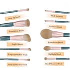 Makeup Brush Set 10pcs Basic Foundation Powder Blush Eye Shadow Brush Tools Kit