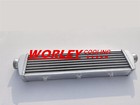 550x140x50mm Fmic Aluminum Intercooler 2 25  Inlet outlet Turbo Tube And Fin New