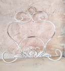 Ivory Metal Plate   Picture Frame Wall Holder - Rack Display Easel Farmhouse