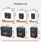 1pc Lipo Battery Safe Bag Explosionproof Storage Case Guard For Dji Air 3 Drone