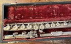 Antique L Vanotti Milano Italy Boehm Flute No 11334 Original Case Rare