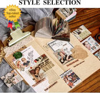 400pcs Junk Journal Vintage Diy Material Paper Journaling Supplies Scrapbooking